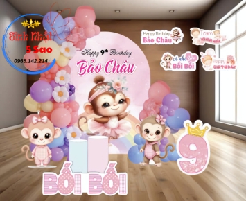 Thuê Trang Trí Sinh Nhật Quận 6 Trọn Gói Giá Rẻ, Đẹp | 5 Sao