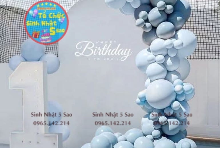 Thuê Trang Trí Sinh Nhật Quận 9 Đẹp Trọn Gói, Giá Tốt | Sự Kiện 5 Sao